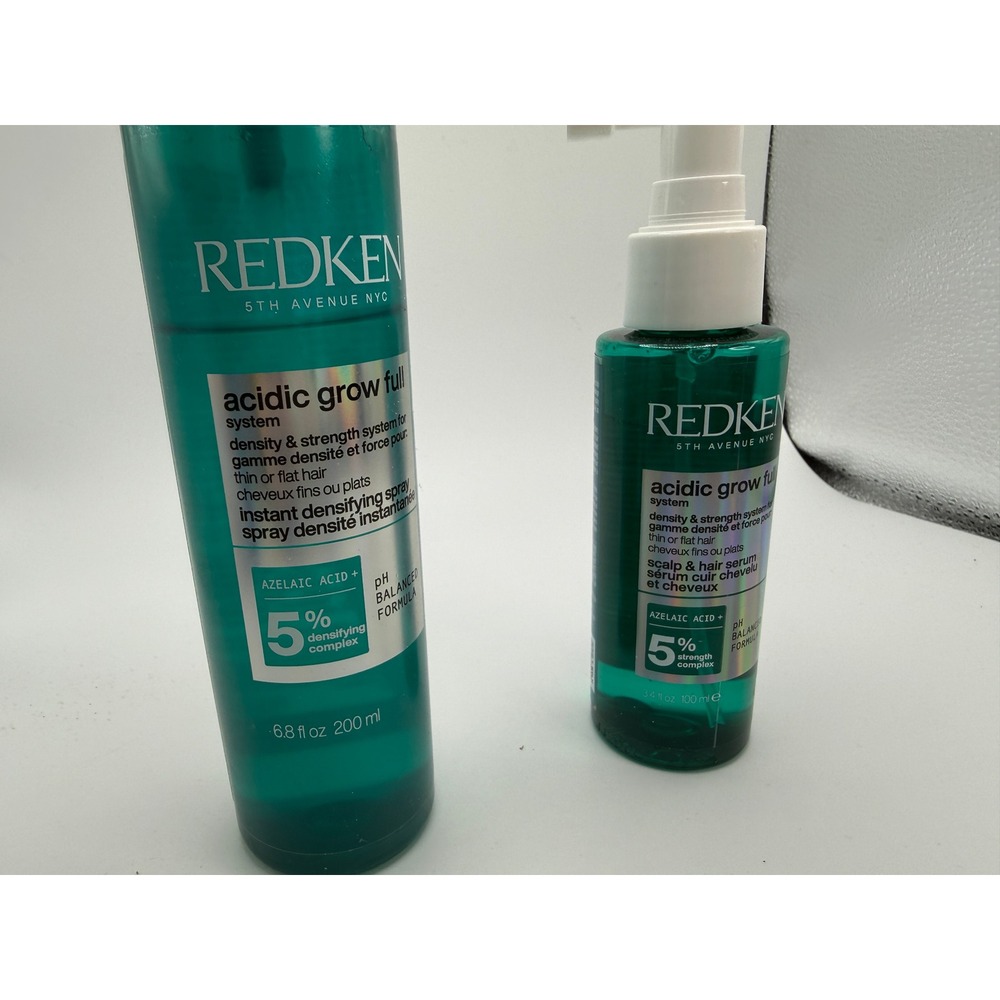 Redken Acidic Grow Full System Densifying Spray 6.8oz & Scalp Hair Serum 3.4oz